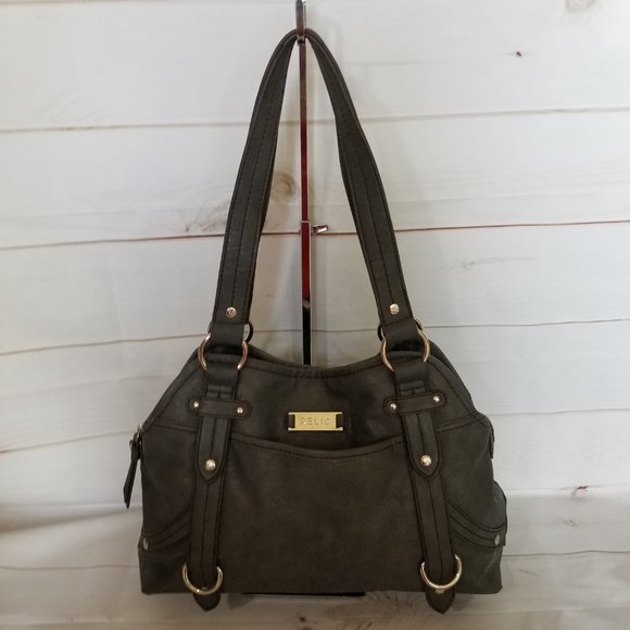 RELIC by Fossil Shoulder Bag Angela Shopper Grey Hand Bag Purse - Picture 3 of 10